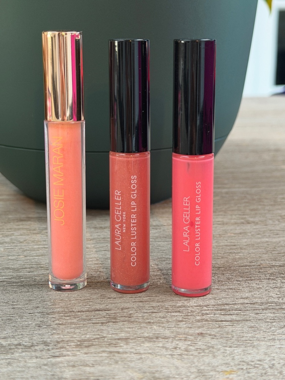 Josie Maran & Laura Geller Lip Gloss trio
